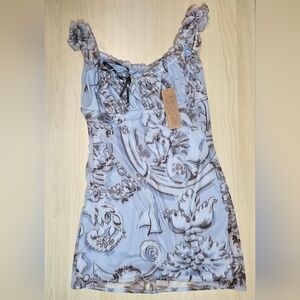 NWT Urban Outfitters Kimchi Blue Bianca Mesh Mini Dress Women's M